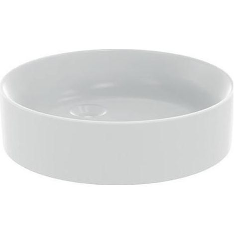 IS Schale Conca o.Hl. o.Ül. rund 450x450x110mm Seidenweiß (1/3)