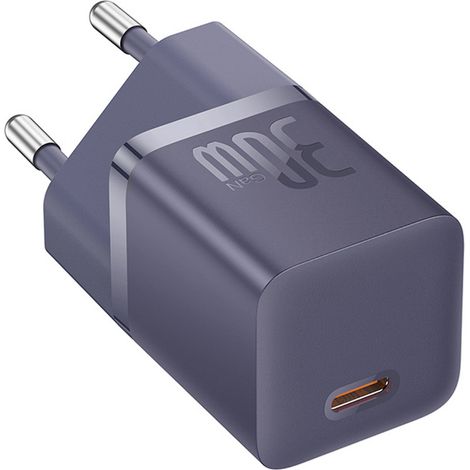 USB-C GaN5 30W Wandladegerät mit 100W 1m USB-C Kabel – Lila (1/5)