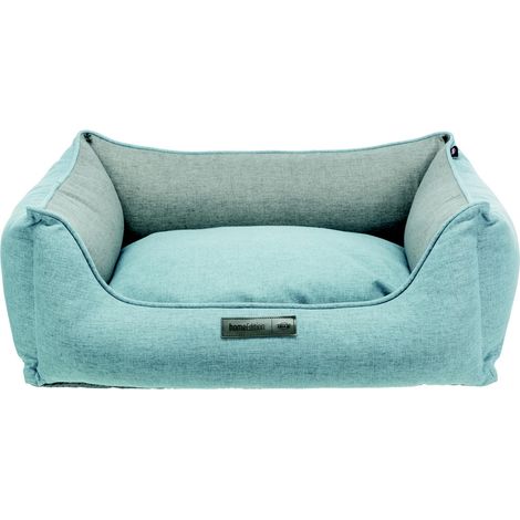 Bett Lona, eckig 80 x 60 cm, hellblau/grau