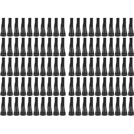 100 PCS Doigts De Plumeuse De Poulet pour Machine De Plumeuse De Volaille, Épilation en Poultry Epilator Caoutchouc Doigt Plumeuse Picker pour Poulet, Canard, Plumes D'oies (Le Noir) (1/4)