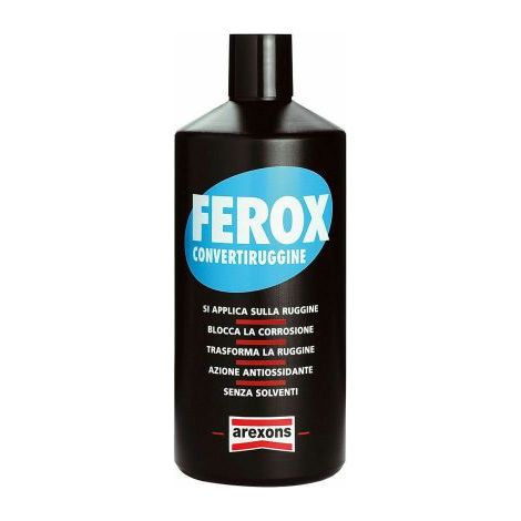 CONVERTITORE DI RUGGINE ANTIRUGGINE ANTIOSSIDANTE CONVERTIRUGGINE FEROX AREXONS 29380V ML 750 (29374)