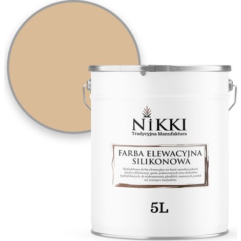 Vernice siliconica per facciate 5L beige F445 resistente all'inverdimento
