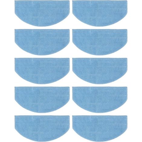Online Store 10PCS Lingettes de Nettoyage de Robot Aspirateur Ultra Fine en Fibre Cloth Pad de Balayage Remplacement Accessoires pour Aspirateur Robot (1/4)