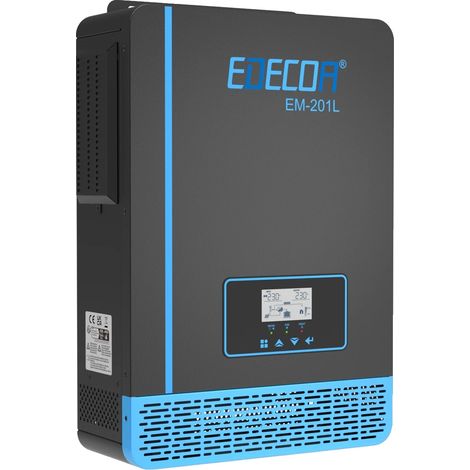Inversor solar híbrido, potencia de salida de 2000 W, onda sinusoidal pura, 220-240 V, 12 V (1/5)