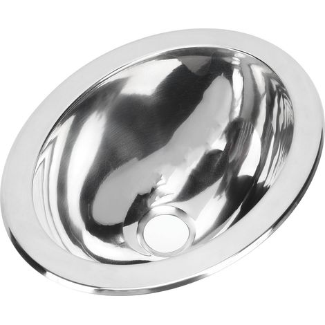 Évier de Bar à Cuve Unique, évier de Cuisine pour Camping-car 290 X 220 X 120 Mm en Acier Inoxydable 304 avec Trou de Vidange de 40 Mm pour Bateau, Caravane, Camping-car, Salle (1/5)