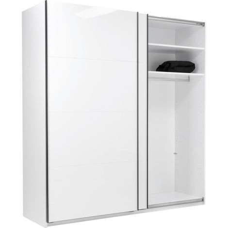Mömax Schwebetürenschrank Family Weiß Hochglanz (1/5)
