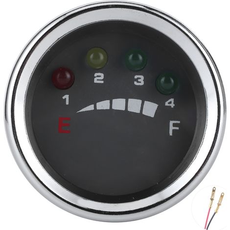 Compteur de batterie LED, indicateur de batterie pratique, bonne qualité pour bateau solaire électrique(12V).