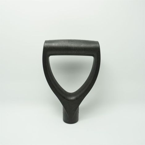 Pelle à neige D-handtag plast accessoires de jardin noir 2 pièces (1/5)