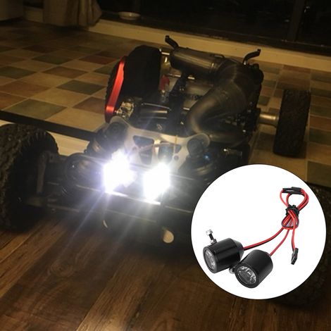 Projecteur LED 3W Noir pour Modélisme RC et Pièces Détachées Voiture (1/5)