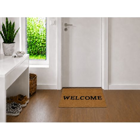 Tapis coco Welcome - Paillasson 50 x 80 cm (1/5)