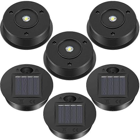 Lot de 6 lampes solaires de rechange pour lanternes solaires (7 lumens), avec couvercle et panneau solaire LED. (1/5)