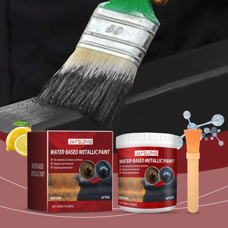 Rust-inhibiting primer for rust-proof, anti-corrosion, and renovation coatings for radiators - 300g + brush -- BIEMMEDUE (1/5)
