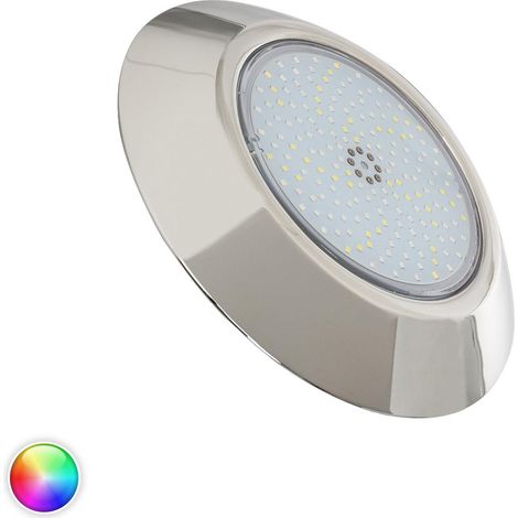 LED Poolstrahler Aufbau RGBW tauchfähig 12V DC IP68 Rostfreier Edelstahl 12W XtraPool RGBW (1/5)