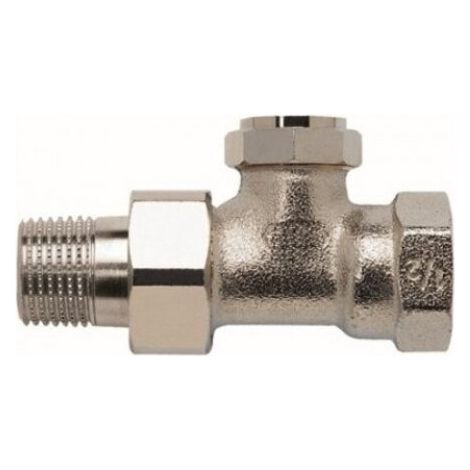 Honeywell Radiator Verschraubung Verafix 1/2 Durchgang vernickelt