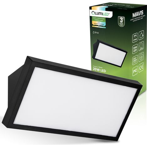 Lampada da giardino per esterni, lampada da parete per facciate, CCT 20W LED IP44, MAVIS LUMILED (1/5)