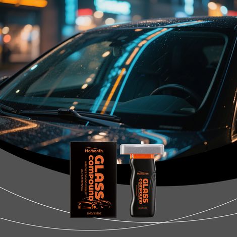 Glasölfilmbürste für klare Sicht beim Fahren, Entfeuchtung und Antibeschlag, speziell für Autoscheiben entwickelt – 100 g -- DE (1/5)