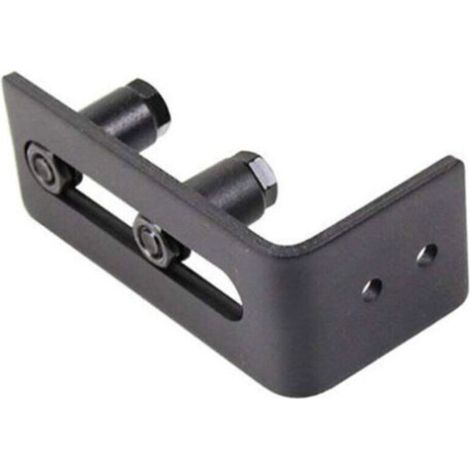 Guide de porte coulissante, guide au sol, guide de rail réglable en acier au carbone pour porte coulissante et accessoires de quincaillerie pour porte de grange