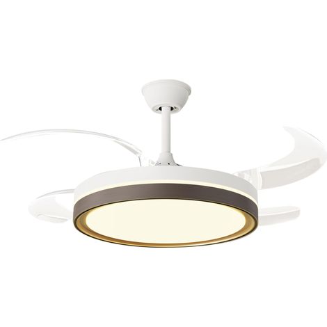 Ventilador de techo retráctil con luz LED y temporizador (1/5)