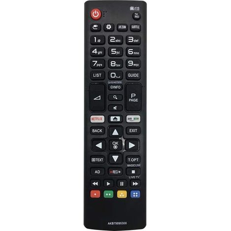Sollbry Ersatz-LG-Fernbedienung AKB75095308 für LG Smart TV Universal-Fernbedienung – keine Konfiguration erforderlich. LG TV-Fernbedienung (1/5)