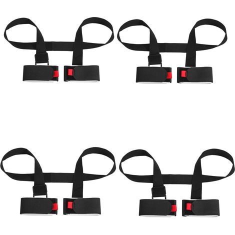 Lot de 4 supports réglables pour skis et bâtons