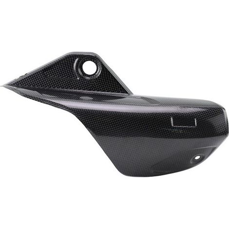 Protecteur de Silencieux D'échappement de Moto en Fibre de Carbone, Protection Contre la Chaleur, Anti-Brlure (1/2)