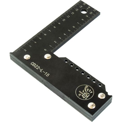 Framing Square, Multifunctional Right Angle Ruler, Carpenter L-Square Tool Precision Framing Square Right Angle Ruler for Woodworking and Crafting 150 mm, 200 mm, 250 mm (1/5)