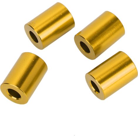 Cale Surélevée en Alliage d'Aluminium pour Capot Moteur, Raccord d'Aération pour Moteur 6mm, Or (1/3)