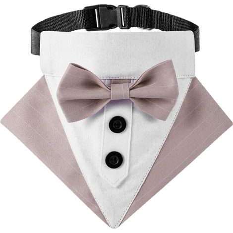 Bandanas for Dogs, Adjustable Tuxedo Collar for Dogs, Stylish (1/5)