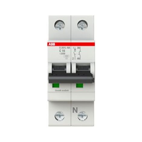 ABB Interruttore Magnetotermico 1P+N Curva C 16A - S598392