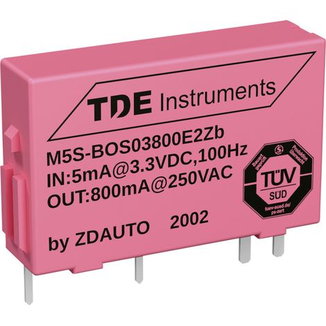 I/O Modul  BOS05800E2Zb Anschluss: Lötpins · Schaltspannung (max.): 250 V/AC · Schaltstrom (max.): 8
