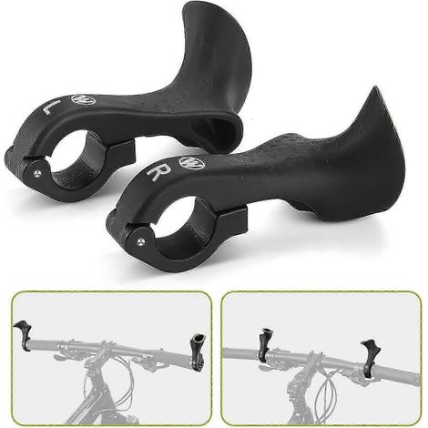 Ergonomic Bike Grips, Ergonomic Bike Handlebar Grips, Anti-Slip Bike Grips for MTB, MTB Bike Grips, Bike Handlebar Ends (21.8-22.2mm) (1/5)