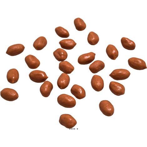 25 cacahuètes artificielles décoration réaliste fausse nourriture (1/3)