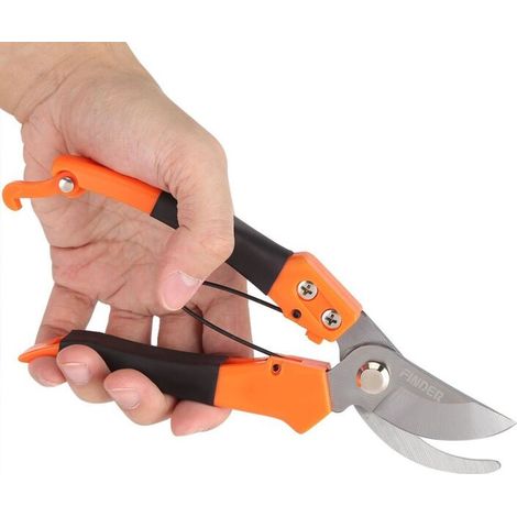 Sécateur Professionnel Ciseaux de Jardin Acier SK5 ,Ciseaux Bricolage Multimatériel Acier Élevé Sécateur de Jardin Poignée Antidérapante Brancher Cisaillement Tiges Petites Plantes Fruit llet (1/4)