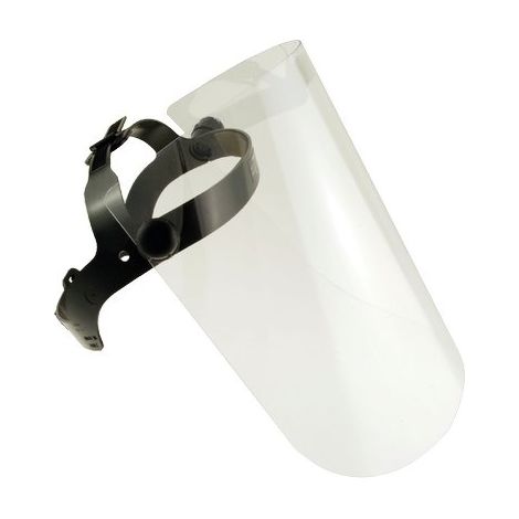 VISIERA POLICARBONATO FAST LIGHT  H.CM 30 + REGGICAPO