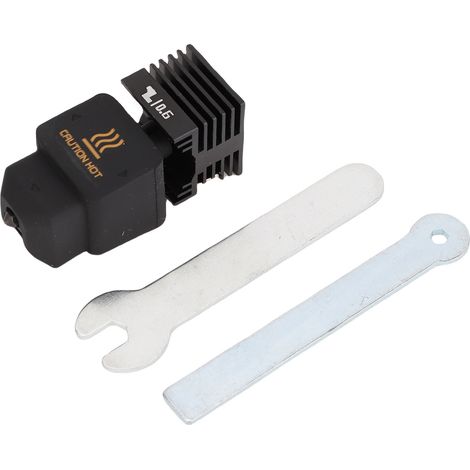 Buse de remplacement pour imprimante 3D Bambu Lab H2D Combo avec manchon en silicone en acier trempé haute température de 0,6 mm