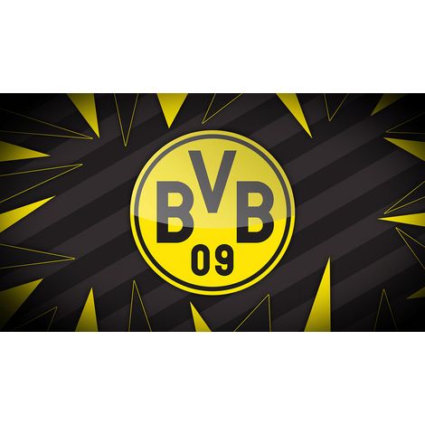 Papier peint panoramique Foot / Football - BVB 09 - Borussia Dortmund - 130 cm x 73 cm (1/2)