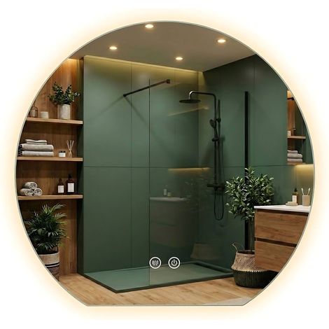 MIRROR REA FABIO 90 LED TRANSPARENT