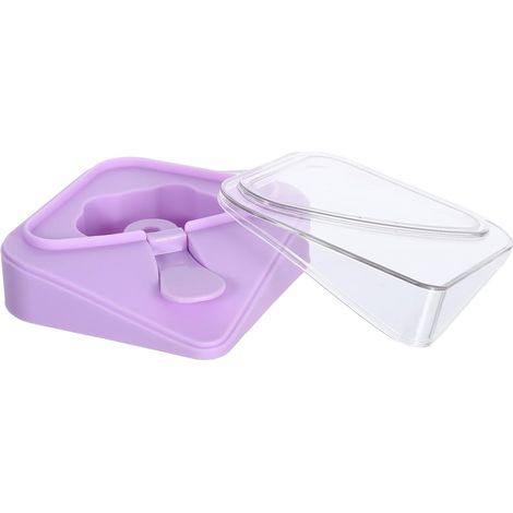 Moules à glaçons en silicone, unisexes, avec couvercles, motifs de dessins animés, faciles à démouler, anti-odeurs, adaptés à une utilisation à la maison et en voyage. (1/5)