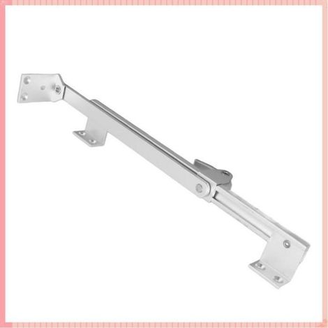 Charnière de fenêtre à battant réglable, support de fenêtre de sécurité de positionnement en forme de T avec alliage d'aluminium (1/4)