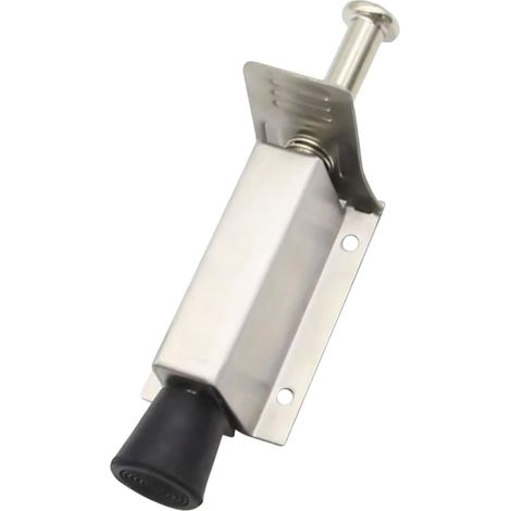Accessory Steel Holding Support Damper Rubber Stable Black Steel Door