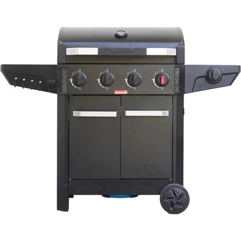 barbecue a gas barbecook "luca 412" nero 5 fuochi (1/4)