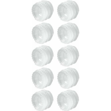 – Lot de 10 manchons d'écartement M6 6mm – Insert plastique pour expansion meuble – Diamètre de perçage 10mm – Montage solide