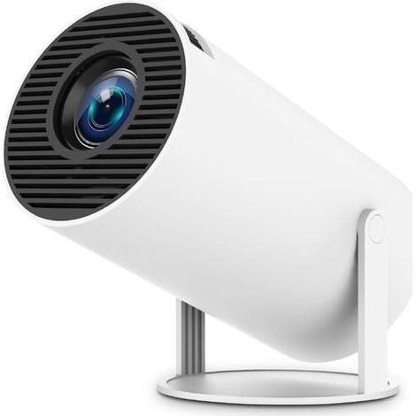 Filiyano – projecteur intelligent HY300 Pro – Mini projecteur intelligent HY300 Pro 4 K - Android 12, Wi-Fi 5 GHz et Bluetooth 5.2, résolution ANSI (1/5)