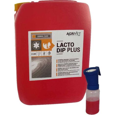 LACTO DIP PLUS (trempage et désinfection des trayons à base d'acide lactique)
