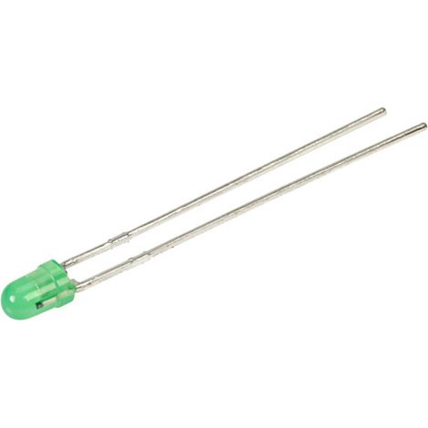 Kingbright LED bedrahtet Grün Rund 3 mm 25 mcd 40 ° 17.5 mA 6 V