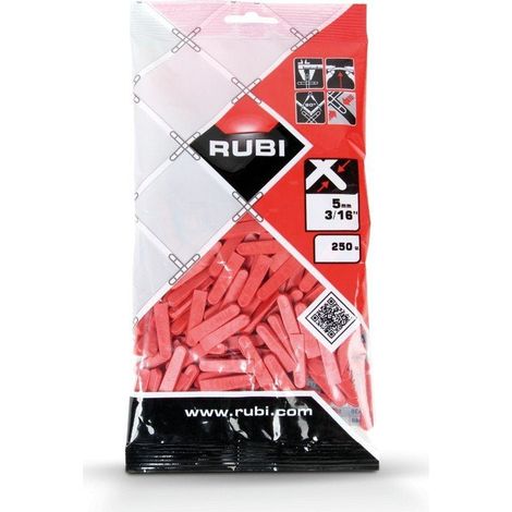 RUBI 02950 Cuñas Para Alicatado 5 Mm. (B-500 U.) - ref: 02950 (1/2)