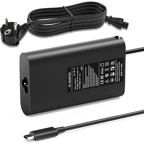 65W Chargeur USB C Ordinateur Portable pour Elitebook 840 850 G5 G6 G7 Probook 430 440 450 470 G6 G7 G8 Spectre X360 Pavilion X360 Chromebook Alimentation Type-C PC Adaptateur (1/5)
