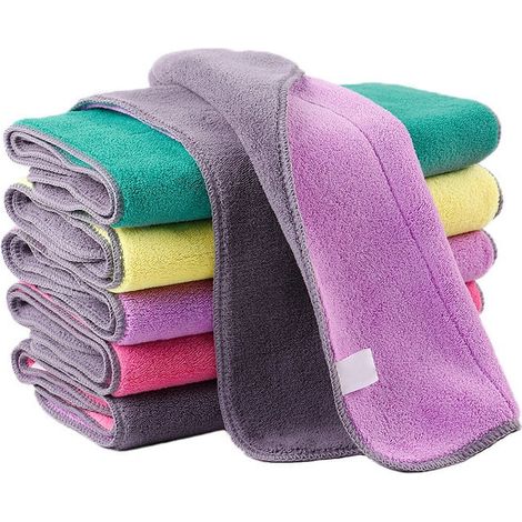 Chiffon De Cuisine - Microfibre Absorbant 20 x 30 cm - Pour Vaisselle Et Surfaces - Lot De 6 (1/3)