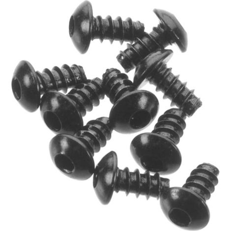 Hex Socket Button Head M3x6mm Black (10)