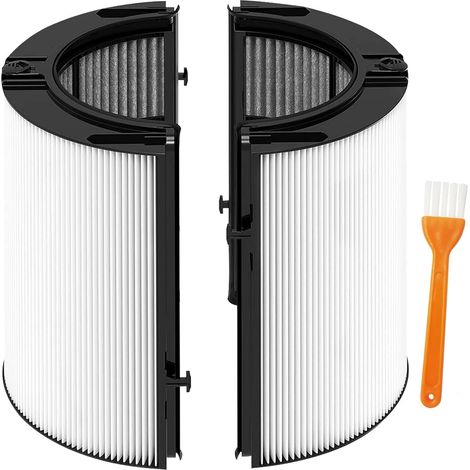 Filtre HEPA de rechange 2 en 1 pour purificateur d'air Dyson TP06 TP09 TP10 TP07 TP7A HP07 HP09 HP10 PH01 PH02, filtre combiné en verre HEPA et charbon actif à 360° pour ventilateur Dyson Pure Cool (1/5)
